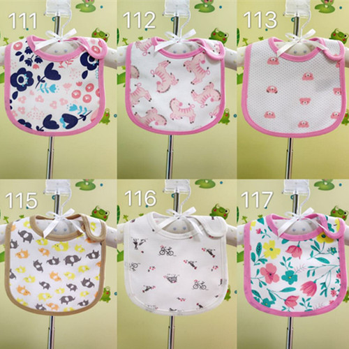 Eating Baby Print Sweat Towel Children's Bib Bib Baby Sweat Cloth 101-117 Embroidered Maternal and Child Supplies