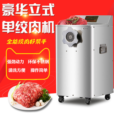 商用絞肉機立式不鏽鋼單絞電動絞肉機絞雞骨架絞肉餡碎肉機灌腸機