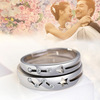 Silver accessory, zirconium for beloved, wedding ring, suitable for import, European style, Korean style