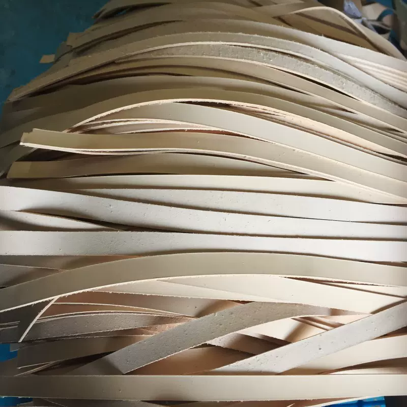 头层牛皮包包肩带 环保植鞣革带条批发各厚度尺寸可以定制