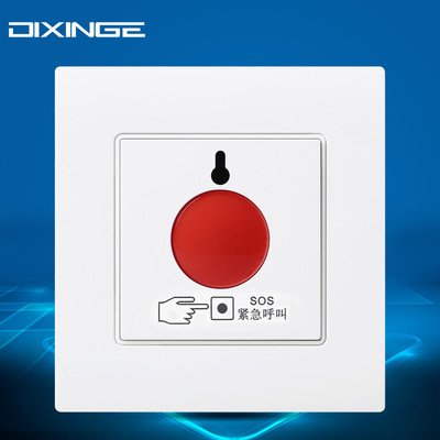 86 type PC panel household fire control Fire Meet an emergency Alarm Button SOS Help the elderly Emergency call switch