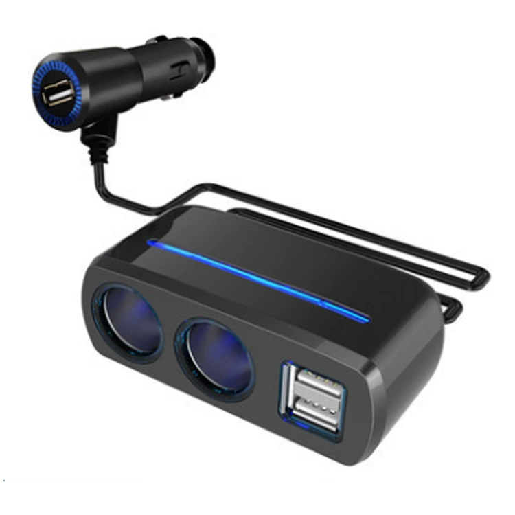 Запасные принадлежности для авто Shunwei с зажигалкой USB 3 шт, 3A мощность, одно движение и два транспортных средства SD-1928B