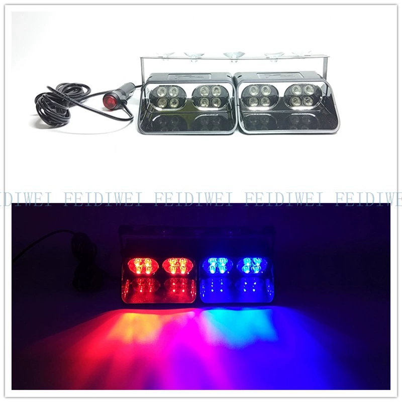 02041 16LED 16W высокой мощности всасывающая лампа стробоскоп DC 12V Лопата свет