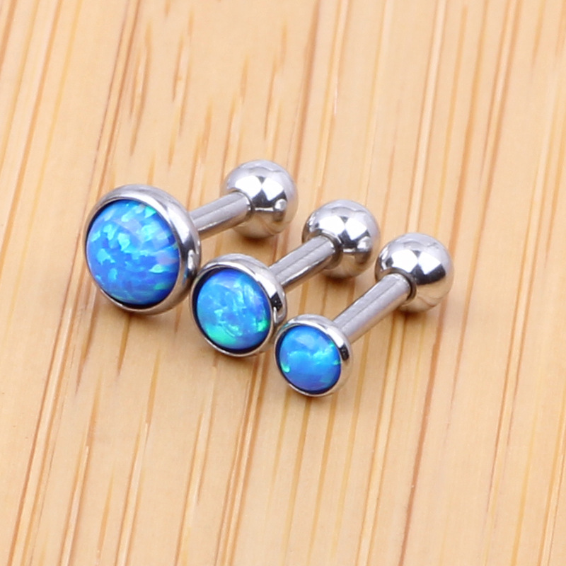 Pointed titanium steel lip stud product view
