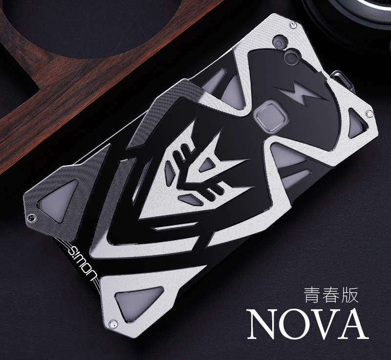 SIMON THOR Ⅱ Aviation Aluminum Alloy Shockproof Armor Metal Case Cover for Huawei nova Lite