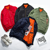 Cross boundary for European and American tide brand pure color Air Force pilots jacket men and cotton thickened lovers’