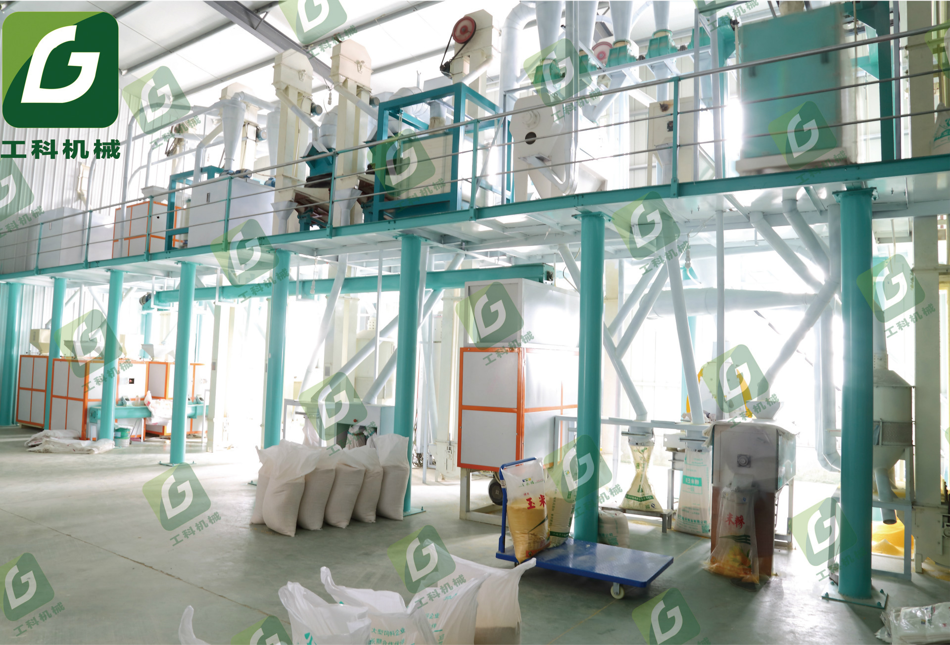 东北玉米制碴磨面成套加工机组