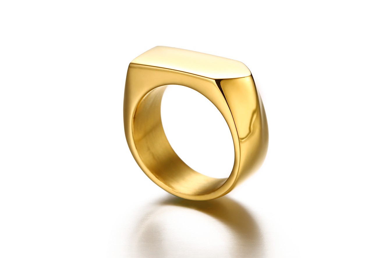 Fashion Geometric Stainless Steel Rings Plating Stainless Steel Rings