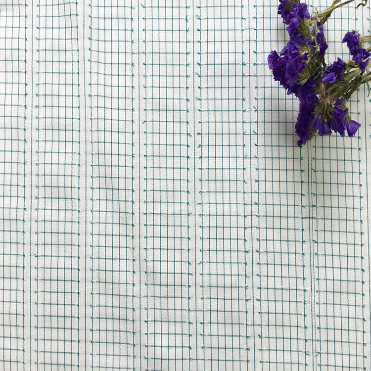 厂家 剪花色织布 优质时尚休闲服衬衫服装面料 长期批发