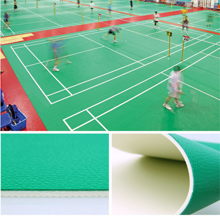 艾妮美 运动地板羽毛球馆医院幼儿园专用健身房PVC运动地板