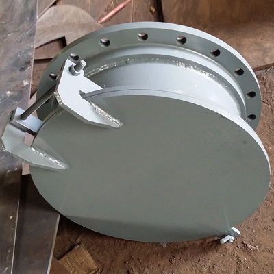 圆形拍门 法兰连接拍门 可按图纸加工订做各种形式拍门实体厂家|ms