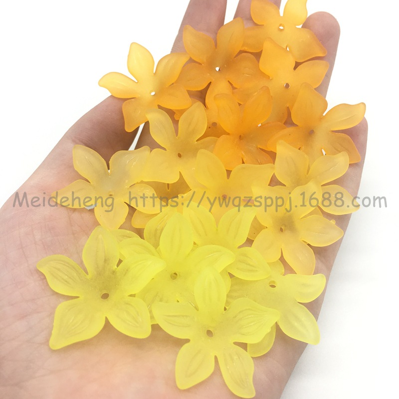 Bride's headwear, ancient-style hairpin accessories, diy jewelry processing, frosted flower head flower materials and accessories, Taobao wholesale detail image 9