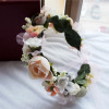 Cute red beach hair accessory for bride for princess suitable for photo sessions, beach style