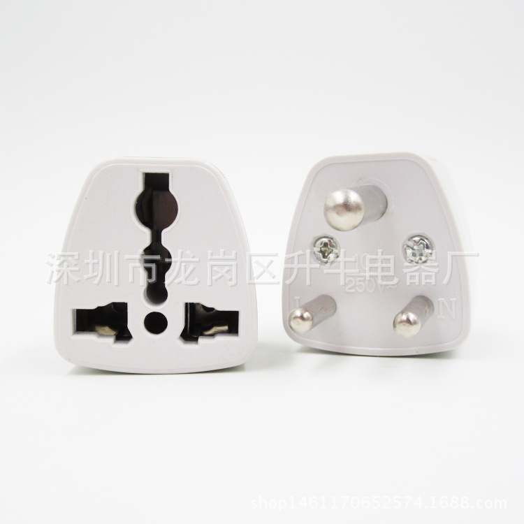 Pequeño enchufe de conversión de Sudáfrica-hierro