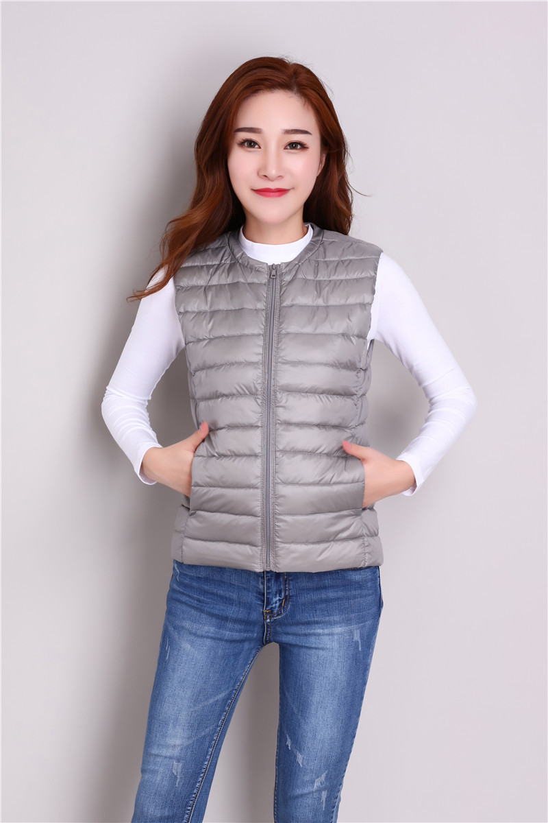 Gilet femme en Duvet de canard blanc - Ref 3316304 Image 47