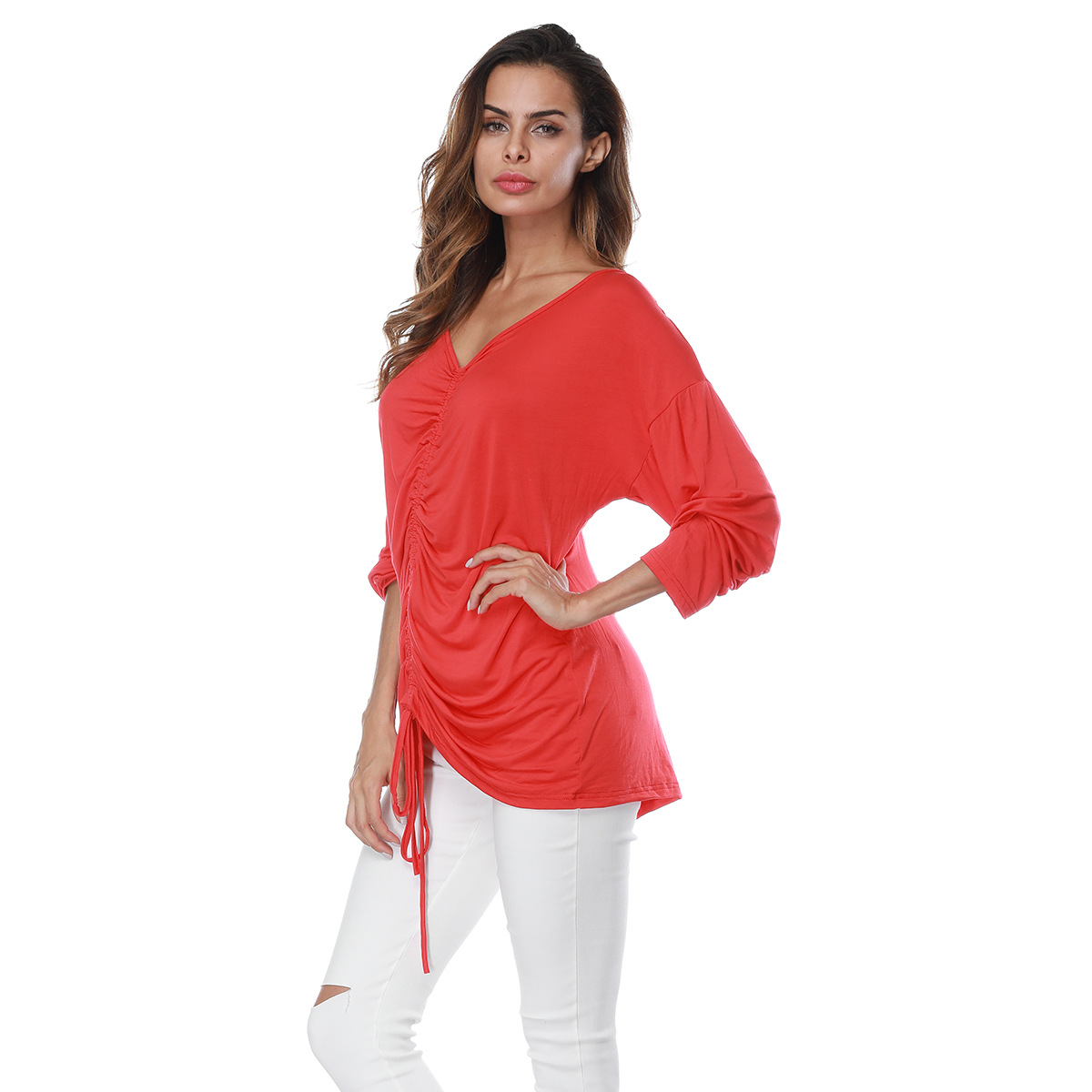 Womens Long Sleeve T Shirt Casual Style Comfortable Fabric Spring Collection Wholesale Available