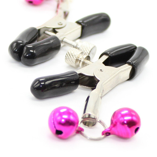 2017 New Toy Female Masturbator Adult Products Wholesale Color Bells Breast Clamps for Delivery