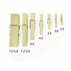 Photo album photo holders wooden clips various sizes 100 pieces per pack