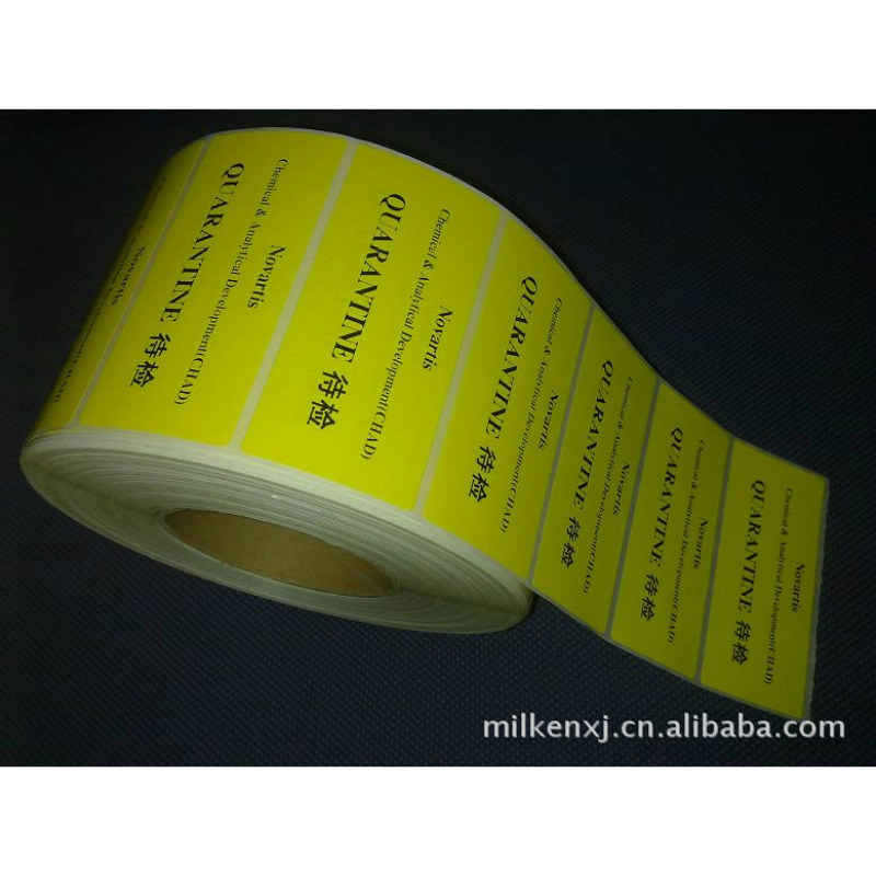 福建AVERY DENNISON福州FASSON防水PET不干胶标签厂95*140MM*1K