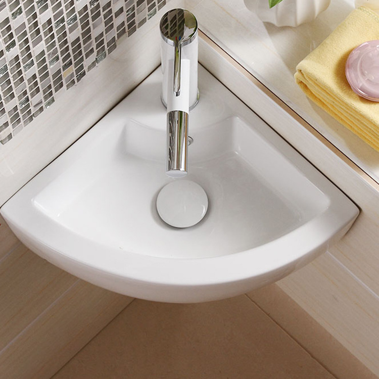 角盆小洗手盆卫生间三角形小户迷你儿童挂墙面盆厂家批发直销