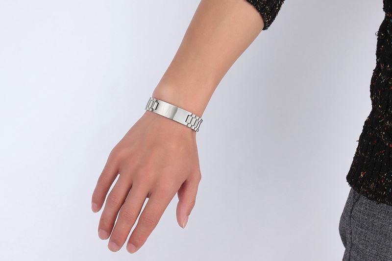 Simple Style Geometric Stainless Steel Bracelets Stainless Steel Bracelets display picture 3