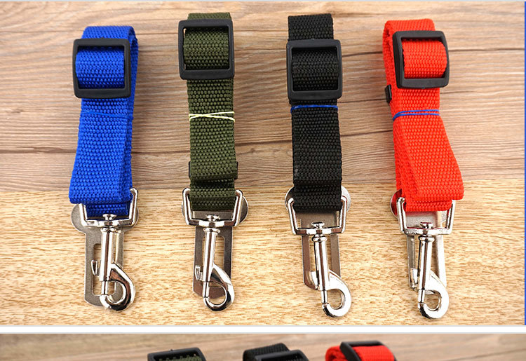 Factory direct sales of pet car safety belts for dogs and cats, car safety sockets, retractable and multi-color pet products detail image 11