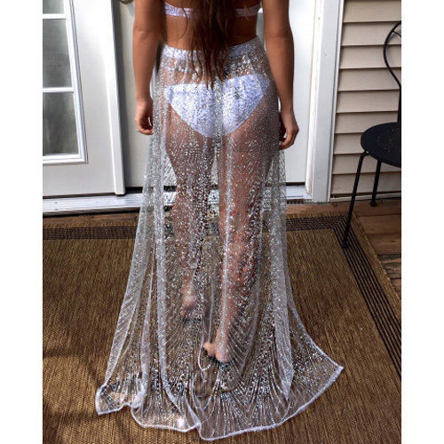 Gold Sequined Skirt