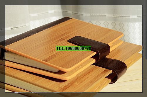 复古笔记本摘记本便携商务办公随身记笔记本竹制会议记录本厂家