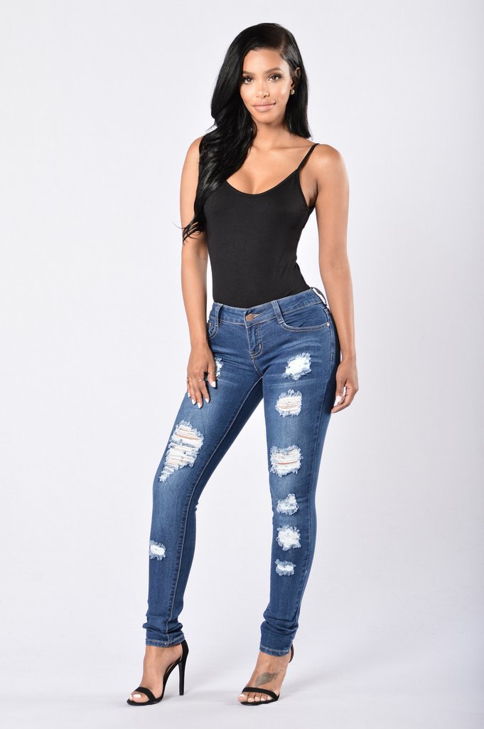 Comercio exterior jeans moda AliExpress agujero pantalones vaqueros de las mujeres