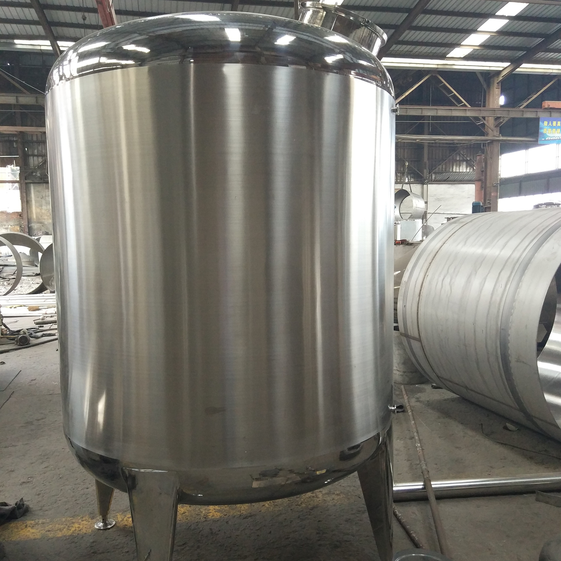 304卫生级不锈钢储存罐 不锈钢罐 卫生级储罐 不锈钢储罐