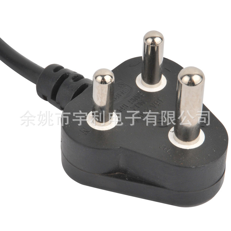 南非电源线 环保南非电源线 认证环保南非电源线