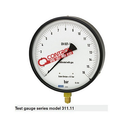 【秦控】德国WIKA压力表 311.11 高精度波登管压力表