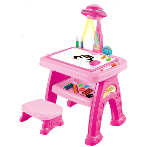 Children's projection graffiti drawing board learning desk multifunctional writing board drawing board baby toys drop shipping