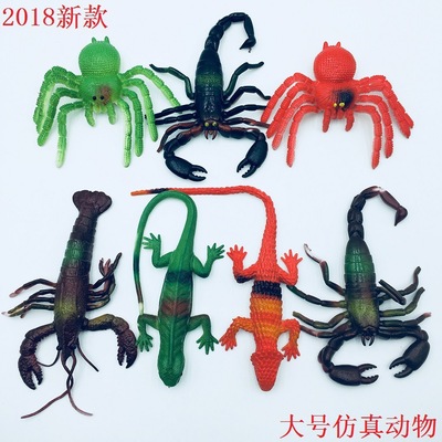 Large simulation animal Simulation lizards Simulation scorpion Simulation spider Best Sellers Tricky Pressure reducing toy wholesale