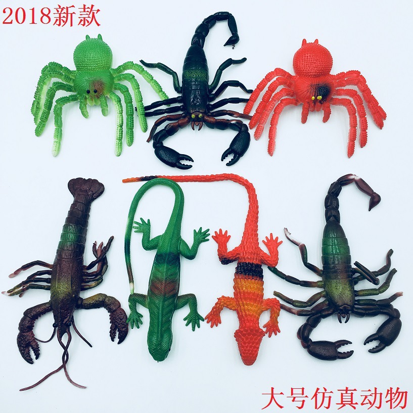 Large simulation animal Simulation lizards Simulation scorpion Simulation spider Best Sellers Tricky Pressure reducing toy wholesale