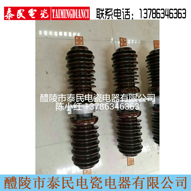 厂家专业生产供应泰民高压电力镀锡陶瓷穿墙绝缘套管 CWC-40.5/12