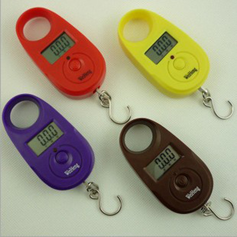 威衡迷你便携电子手提秤15kg/5g 手提称电子称 斤两钱显示