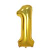 Golden big digital balloon, decorations, 40inch, pink gold, gold and silver