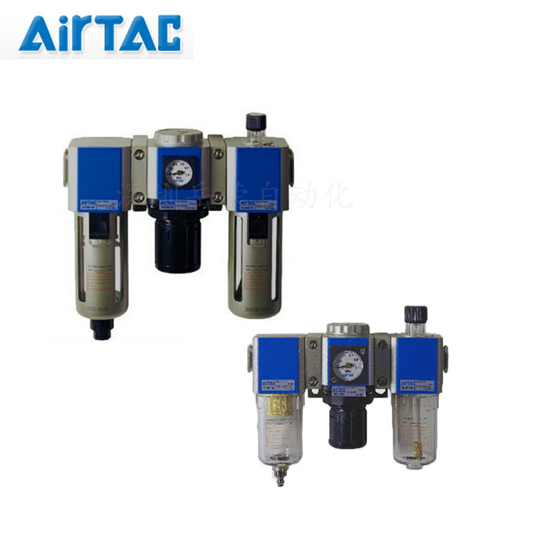 气源三联件直销gc200-08气动控制元件配件铝合金管式三联件亚德客