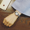 Goods, retro trend watch for leisure for beloved for elementary school students, simple and elegant design, Korean style