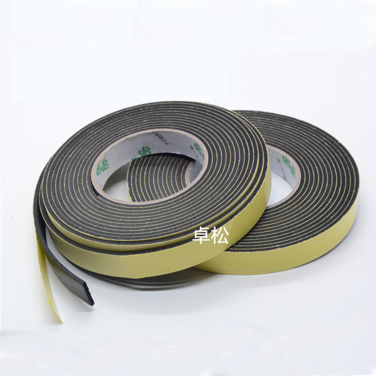 EVA单面胶带2-10MM厚 强力海绵 泡棉泡沫胶布减震密封隔音