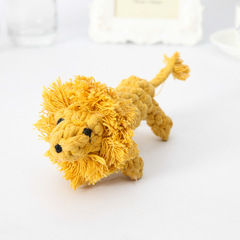Pet Cotton Rope Lion Chew Toy for Dogs, Dental Cleaning and Grinding, Durable Chew Toy for Pets