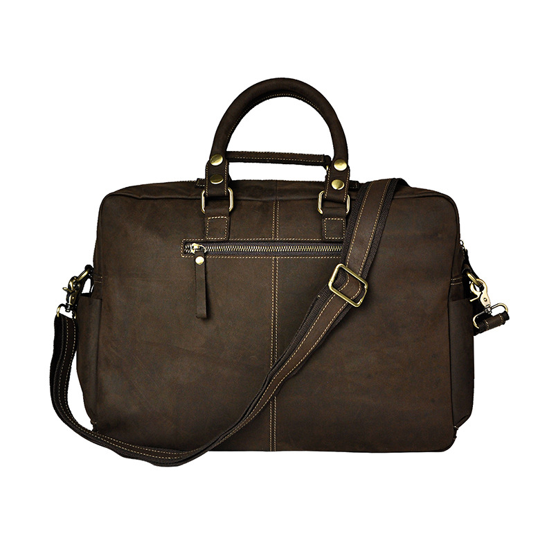 4222172487 2068518898 Original leather Men Fashion Handbag Business Briefcase Commercia Document Laptop Case Design Male Attache Portfolio Bag 3061-bu