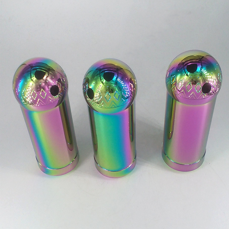 饰品电镀彩色加工五金真空镀膜加工厂七彩真空电镀铝合金电镀炫彩