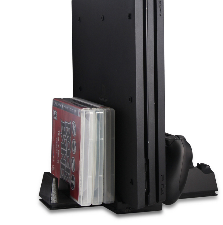 PS4 PRO xử lý bộ sạc kép máy chủ giữ mát đĩa cơ sở bộ sạc thẳng đứng TP4-837 - PS kết hợp thiết bị kết nối