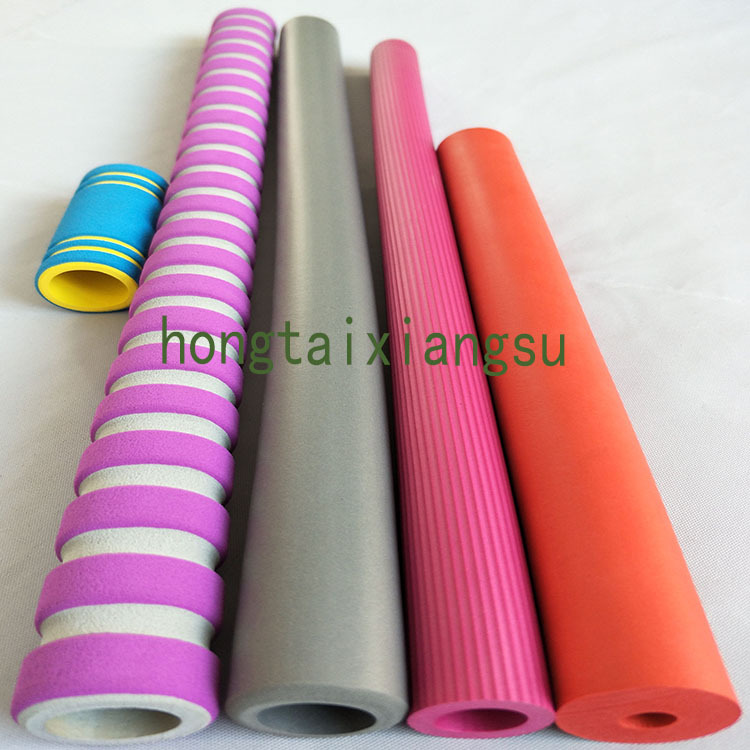 热销橡塑手把套 丁睛橡胶海棉发泡管套 高密度婴儿手推车握把泡棉