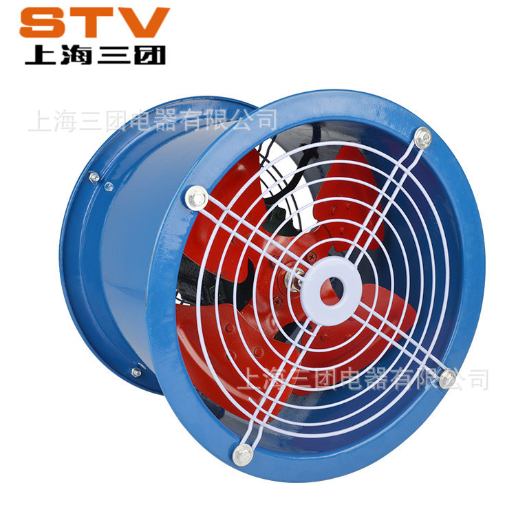 厂家批发SF轴流风机SF6#-4管道式岗位式固定式2.2KW工业排风机