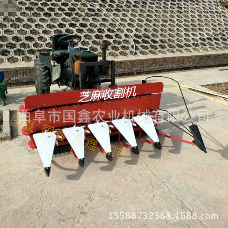 阆中稻麦打捆收割一体机 小麦水稻割捆一体机