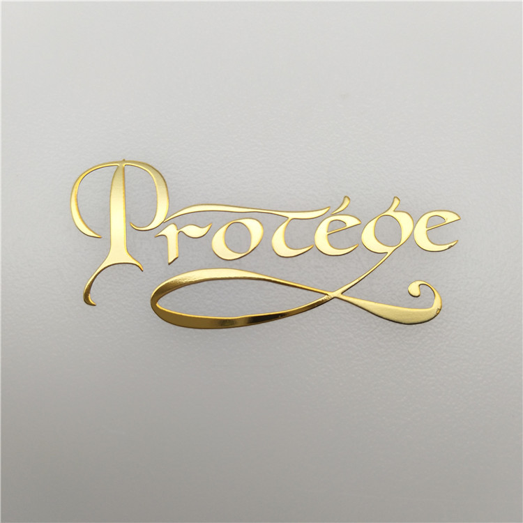 來圖定制專業生産電鑄純鎳標貼 電鍍金色自粘分體UP銘牌 電動車標