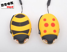 甲殼蟲瓢蟲動物手搖發電 2LED手搖應急手電筒 兒童禮品手電筒